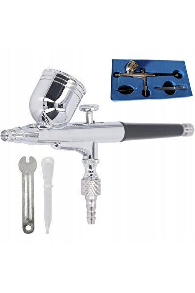 Rosfix Pistol de vopsit cu aerograf, pulverizator de vopsea, pistol de preciz...