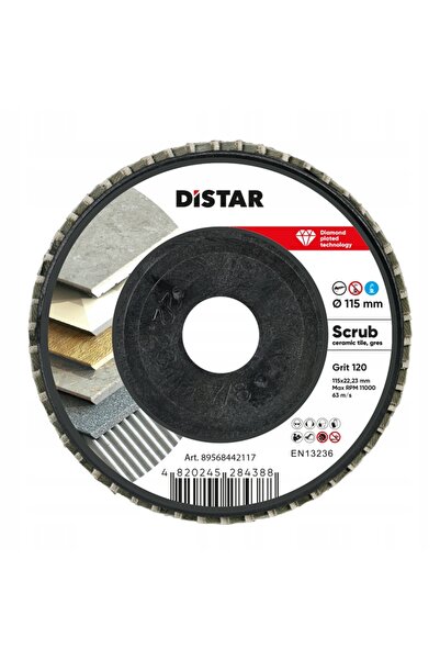 Distar Disc lamelar diamantat abraziv 115x22,23mm Granulație 120