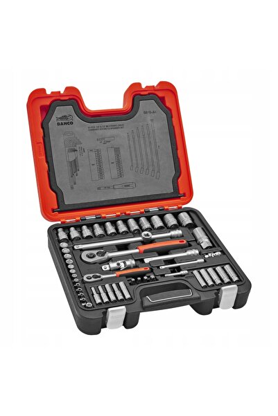 Bahco Set de chei tubulare 91 piese