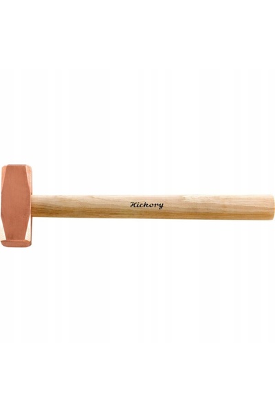 TRIUMF Ciocan de cupru de 500g cu mâner de hickory de 310mm