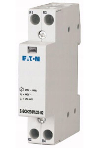 Eaton Z-SCH230/1/25-11 Contactor modular Z-SCH, lățime 1 modul, 230V AC, 1Z + 1R