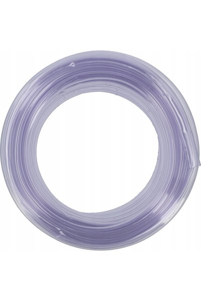Vorel Furtun tehnic argintiu monostrat 18MM nearmat PVC transparent 25M 81445
