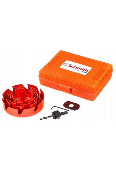 SCHMITH Set de 5 freze carotieră pentru lemn 64/76/89/102/127 valiză SQOD-01