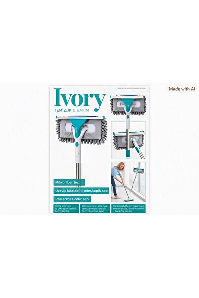 Mikrofiber Moplu Cam Sileceği Ivo-9242