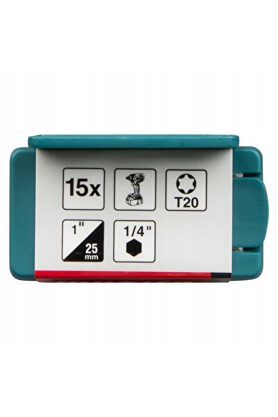 Makita BITY UDAROWE E-25959 IMPACT PREMIER T20 25mm Torx 1/4 15 bucăți