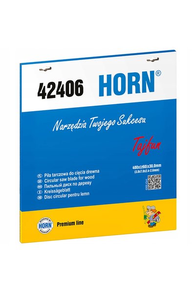 HORN Lamă de ferăstrău pentru lemn WIDOW 400x30,0, 60 dinți