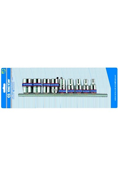 King Tony Set complet în cutie 1/4 " 9 piese 4-13mm