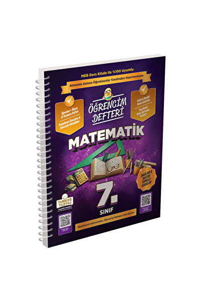Murat Yayınları 7.Sınıf Matematik Öğrencim Defteri
