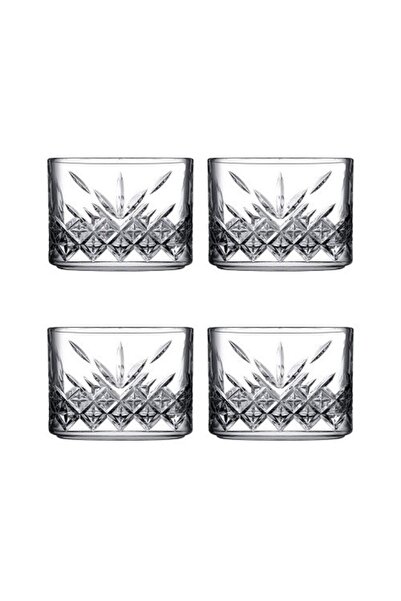 Paşabahçe Set de 4 boluri elegante din sticlă, 80 x 80 mm, 225 ml, Pasabahce ...