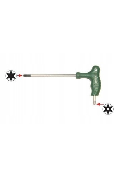 Jonnesway Set de chei TORX 8 piese. cu chei Torx cu inserție