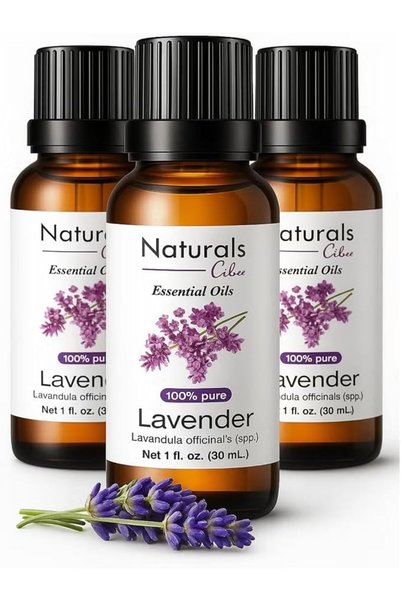 NATURALSHOP زيت لافندر طبيعي نقي 30 مل 3 عبوات