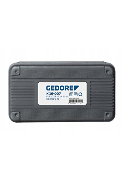 Gedore Set de chei tubulare de impact de 1/2'' 10-24 mm