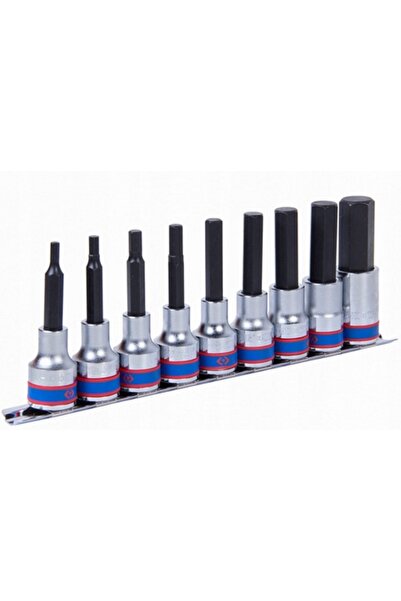 King Tony Set de chei tubulare lungi de 1/2 inch, 9 piese 4-17mm KT4120PR10