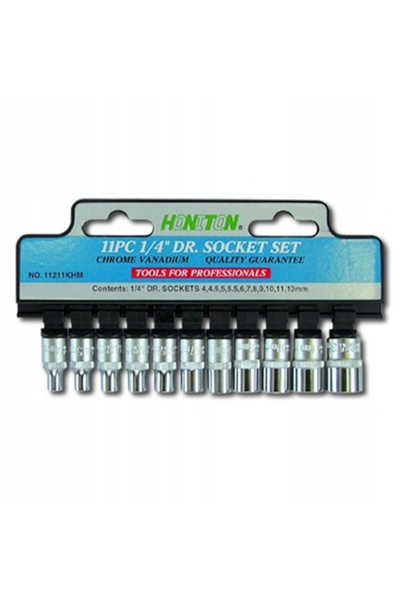 Honiton Set de capete tubulare 1/4'' 4-13 mm