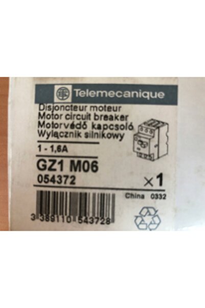 Schneider Electric Disjunctor de circuit motor 1.0-1.6A 3P GZ1M06 SCHNEIDER