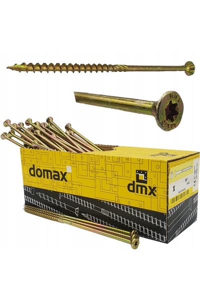 Domax K-DMX CS06160 Șurub pentru lemn 6x160 TAPER-TORX 100 bucăți