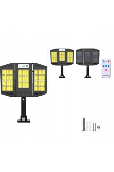 NO BRAND Lampă solară LED cu senzor de mișcare și senzor de întuneric, cu tel...