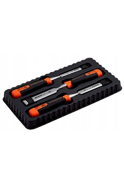 Bahco Set de dălți pentru lemn SPLITROOF12 18 25 mm