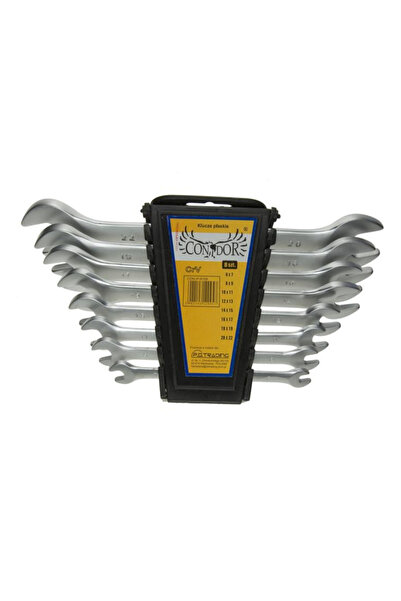 CONDOR Chei plate 6-22mm 8 bucăți pentru șuruburi, piulițe, mecanică DREL
