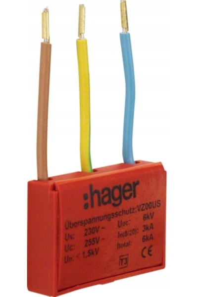 hager Protector la supratensiune pentru cutia D T3 1,5KV