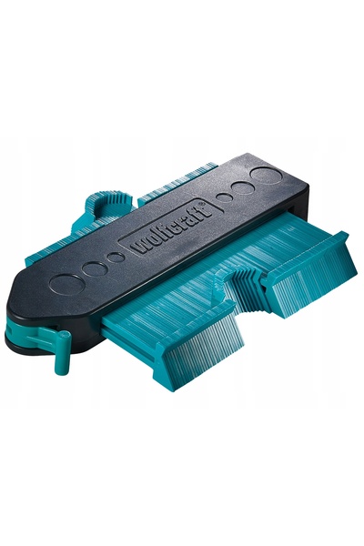 Wolfcraft Riglă șablon de 13cm pentru forme de panouri, pentru copiere