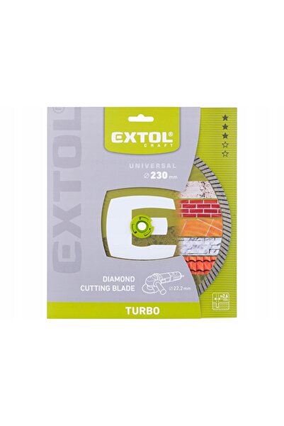 EXTOL CRAFT Disc diamantat de tăiere de 230mm pentru beton, piatră, blocuri, ...