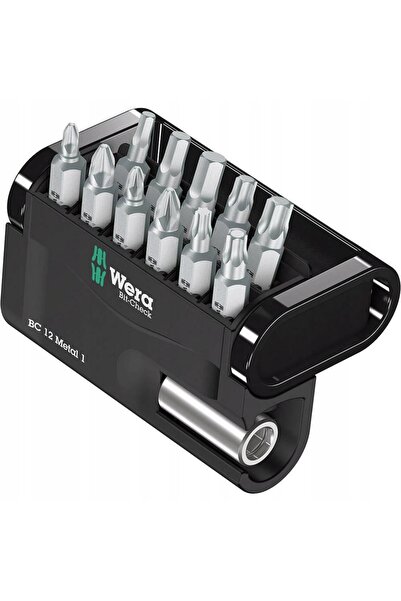 wera Set de biți 12 piese. bit-check 12 metal 1 suport magnetic universal