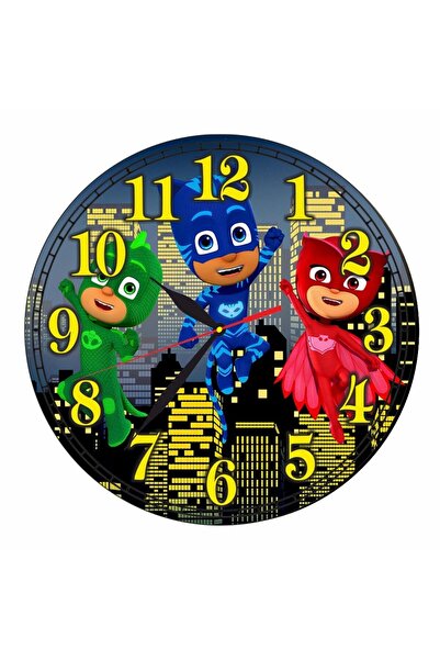 OEM Ceas Disney, PJ Masks, Lemn, 30 cm, CSDUV079