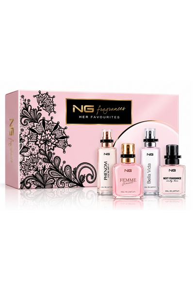 N.G. Set cadou apă de parfum pentru femei, Her Favourites – Phenom, Femme, Be...