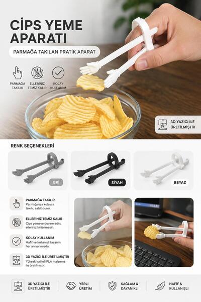 3D BASKI CİPS TUTUCU
