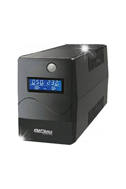 Kraft&dele UPS 1000VA 600W 9AH Afișaj LCD 140 - 300VAC Sursă de alimentare de...