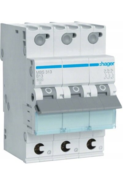 hager Disjunctor 6kA 3P B13A QuickConnect