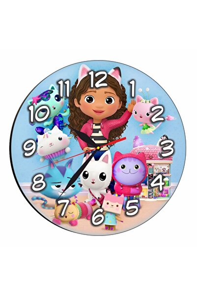 OEM Ceas Disney Gabby's Dollhouse, Lemn, 30 cm, CSDUV160