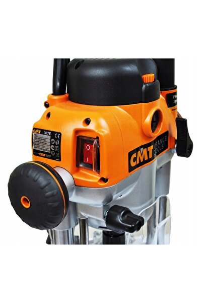 CMT Set de freze pentru router CMT7E de 8 și 12mm, 2400W + 12 freze pentru ro...