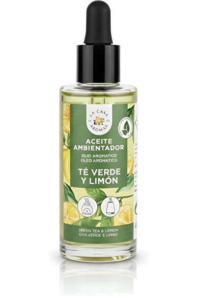 La Casa De Los Aromas Aromas Green Tea & Lemon Essential Oil Air Freshener 48...