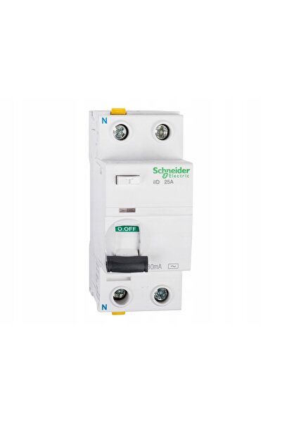 Schneider Electric Acti9 iID-25-2-30-AC 25A 1P+N 30mA Tip AC Disjunctor cu pr...