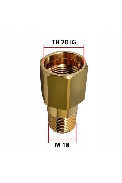 Rosfix ADAPTOR EASY!LOCK TR20 IG filet exterior M18 alamă pentru aparat de sp...