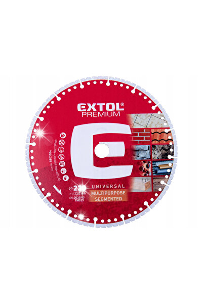 Extol Disc diamantat universal de 230 mm pentru tăierea plăcilor, lemnului și...