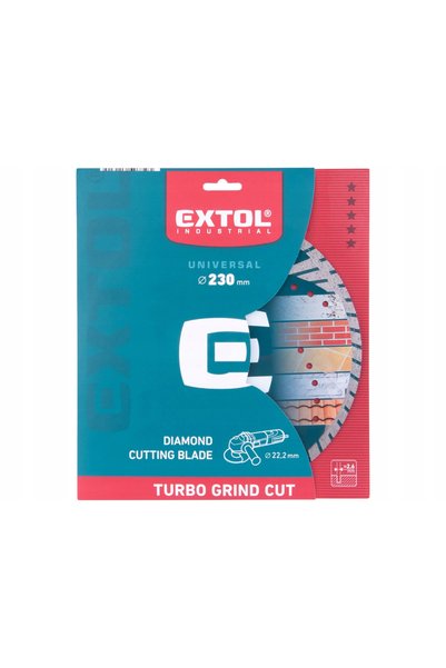 Extol industrial Disc diamantat 230 pentru tăiere și șlefuire beton, granit