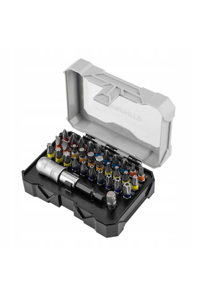 graphite Set de biți de 25mm, cu suport magnetic de 68mm, 32 de piese x6