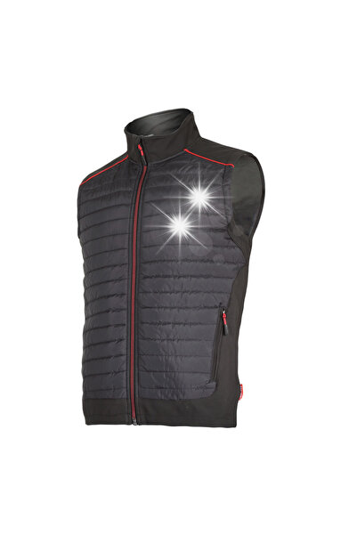 Lahti Pro Vestă de lucru neagră, fără mâneci, călduroasă, de siguranță, L4131...
