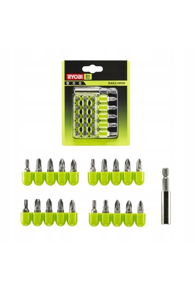 Ryobi Set de biți 21 piese PH PZ RAK21MSD