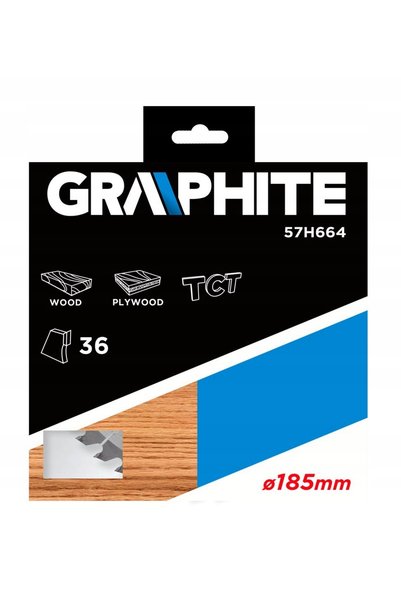 graphite Disc pentru mașină de tăiat 185x30mm 36 dinți. 57H664