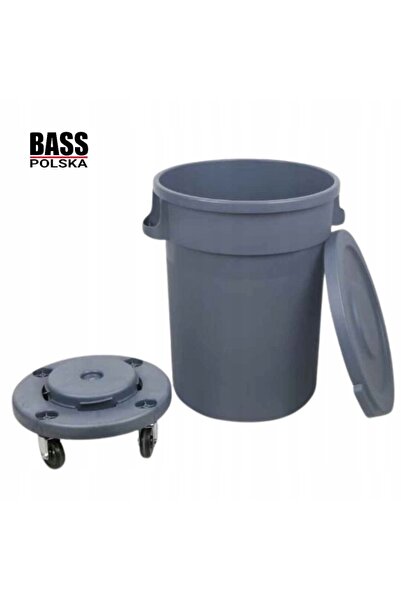 Bass Recipient din plastic de 220L cu roți, 2 în 1, pentru colectarea apei de...
