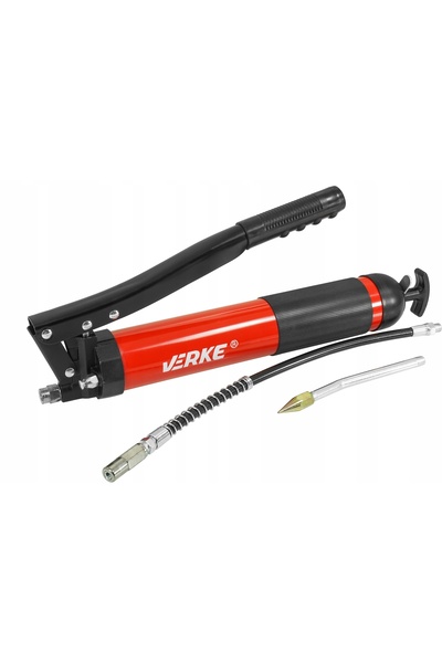 VERKE Pistol de gresat manual, dozator de unsoare, 800 ml