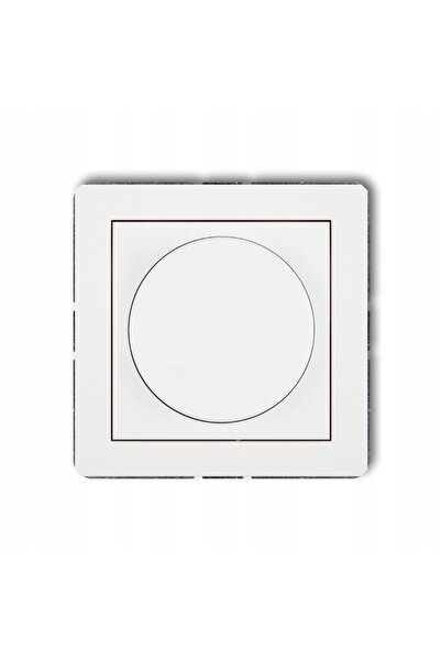 KARLIK DECO variator rotativ cu buton pentru LED, alb lucios DRO-2