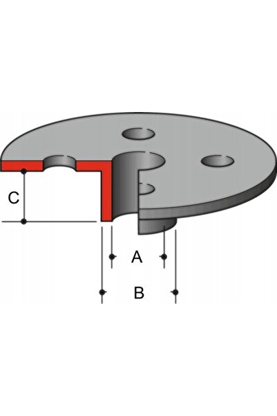 Makita Inel de copiere de 30mm 164471-6 se potrivește cu șablonul pentru îmbi...