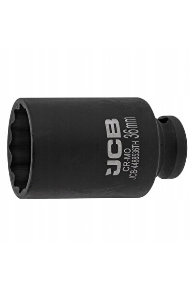 Jcb 36mm 1/2'' Cheie tubulară de impact lungă Cr-Mo pentru butuci - 4 bucăți