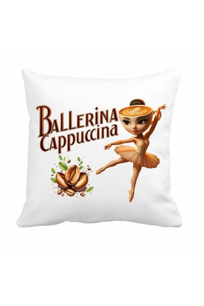 OEM Pernă, Ballerina Cappuccina, Multicoloră, 40×40 cm, PGR125