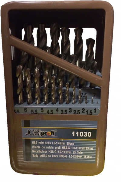 Jobi 11030 Set de 25 de burghie metalice